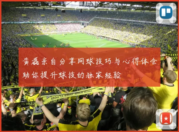 黄磊亲自分享网球技巧与心得体会助你提升球技的独家经验